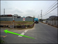格安中古車販売センターまでの道順15