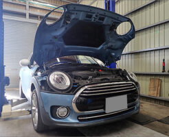 MINIの変速ショックがトルコン太郎ATF交換で改善+車検整備