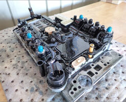 メルセデスベンツ Sクラス S63 AMG MOSELトルコン太郎でATF圧送交換とバルブボディ脱着清掃