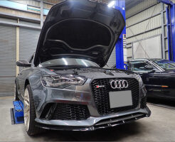 アウディRS6 Avant(C7) トルコン太郎でATF圧送交換+SOD1-Plus添加