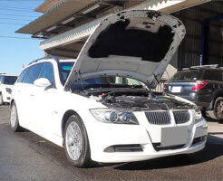 BMW325i 車検整備とオイル漏れ修理とトルコン太郎でのATF圧送交換