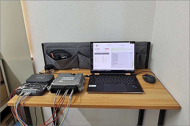 W447 ECU取り外しFLEXで ベンチモード接続 アドブルー対策