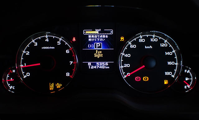 ロックアップソレノイドバルブ不良で多数の警告灯とメッセージ