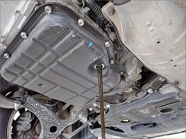 CVTフルード排出