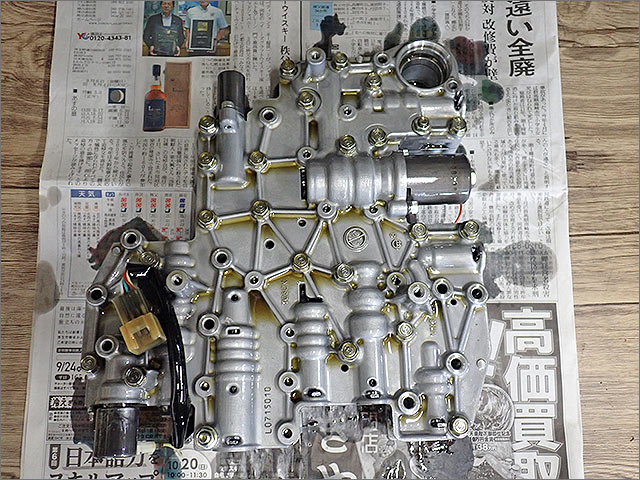 バルブボディ脱着