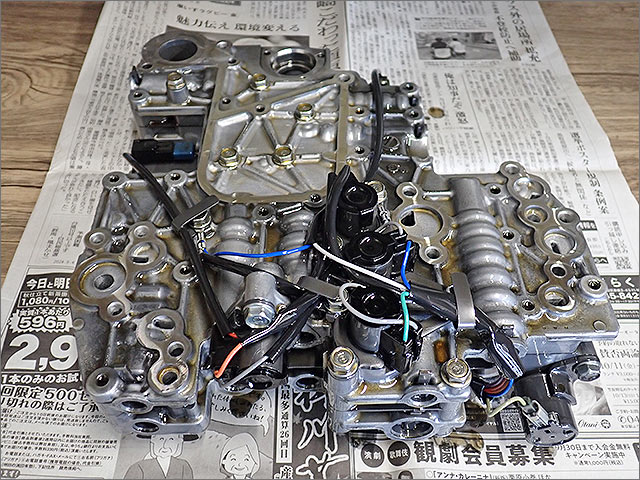 バルブボディ取り外し