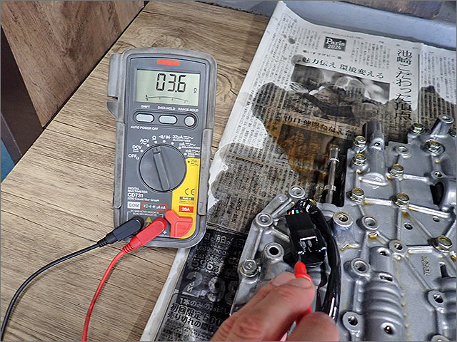 不良ソレノイド測定