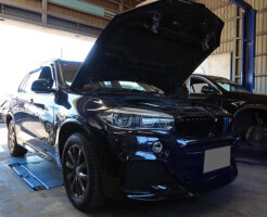 BMW X5(F15) AdBlue警告「航続距離カウント」|NOxセンサー不良をプログラム調整で解消