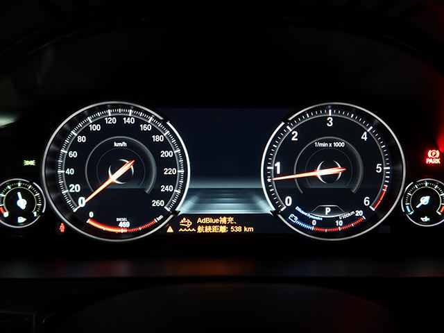 BMW X5 F15 AdBlue警告 航続距離表示