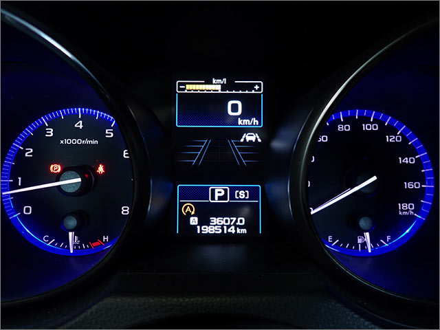 スバル レガシィBN9 修理完了後 メーター 警告灯全消灯