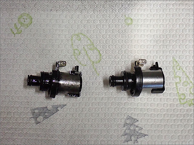 スバル レガシィBN9 圧力制御ソレノイド 新旧比較