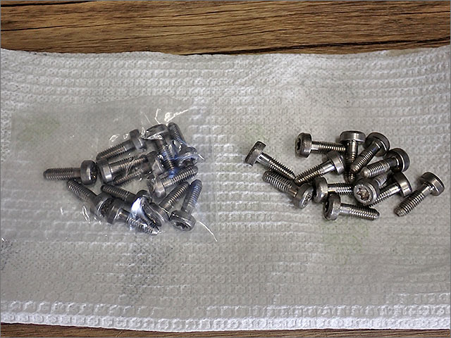 ストレーナー・ガスケット交換後、オイルパン組み付け前の状態