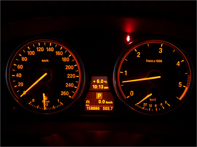 BMW X5 E70 作業後 メーター警告消灯