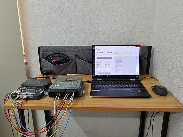 FLEX ECU ノートPC BENCHモード 全体セットアップ