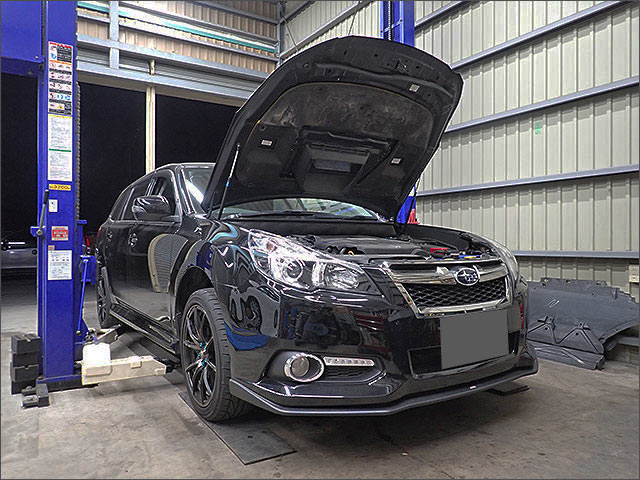 整備作業の様子