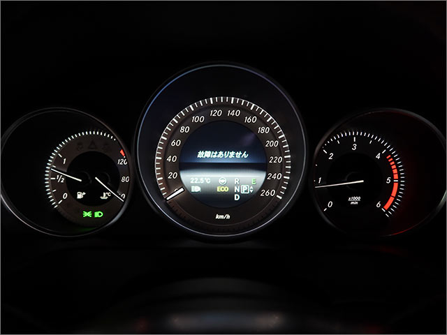 作業完了後メーター表示 故障はありません W212 BlueTEC