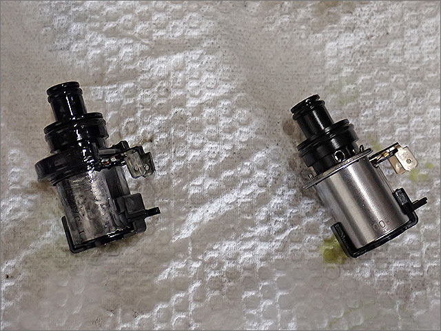 アウトバック BS9 新旧AWDソレノイド比較