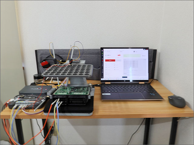 BOOT接続の作業セットアップ全景