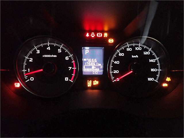 フォレスター SJ5 AT OIL TEMP 警告灯 多数点灯