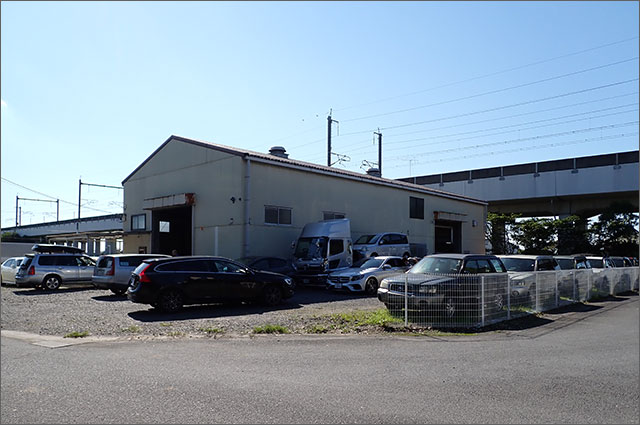 オートプラネット 久喜市八甫 新工場 外観