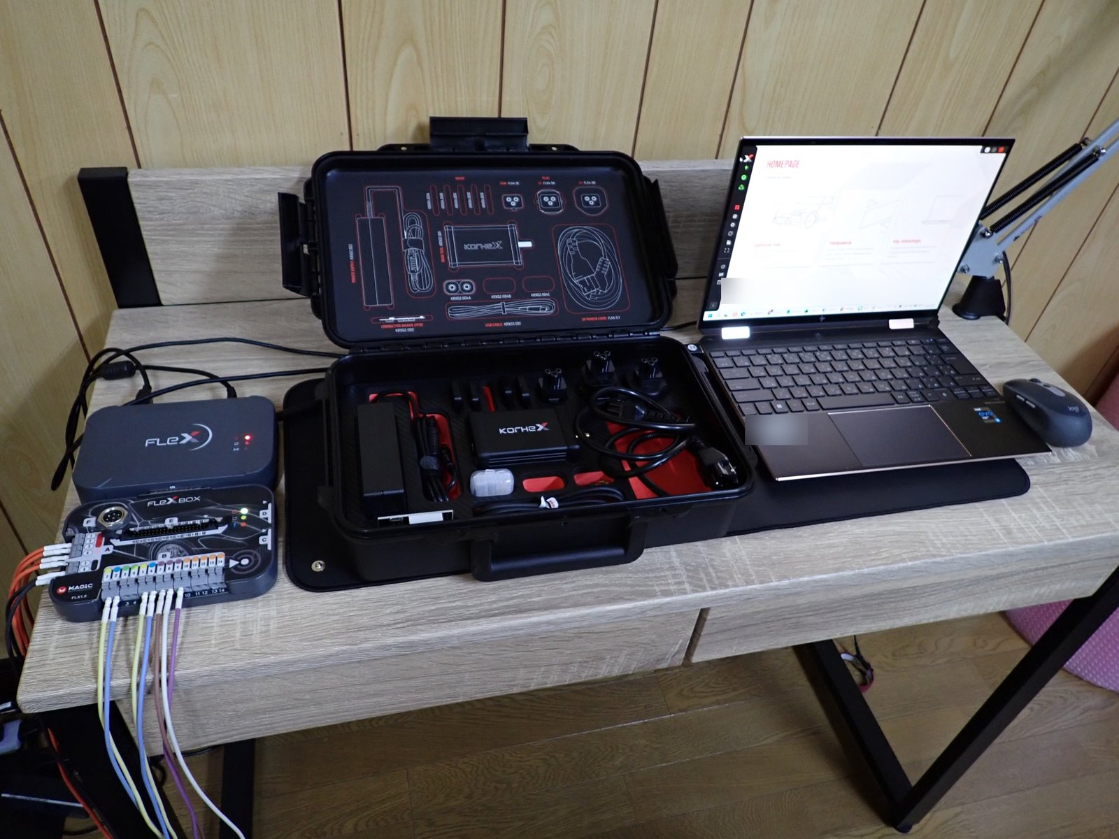 FLEXとKorhexの作業環境
