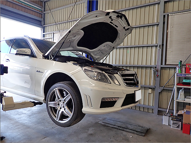 メルセデスベンツE63AMG ATF交換