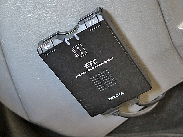 ETC装備！高速道路の出入りもスムースにで快適です。 