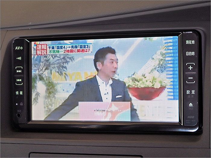 ワンセグTV見れます。